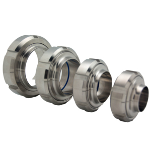 Conexión de Soldadura de Unión de Acero Inoxidable Forjado de Grado Sanitario DIN 3A SMS SS304 SS316L, Tuerca + Pieza Macho + Junta + Pieza de Revestimiento de 1-4 Pulgadas - Product Image 6