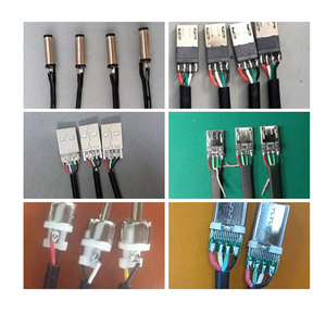 Cavo di ricarica usb che fa la macchina usb macchina di saldatura per usb v8 tipo c Automatico di Traino <span class=keywords><strong>Pin</strong></span> spina terminale di piegatura della macchina - Product Image 6