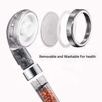 Pommeau de Douche Filtrant Économiseur d'Eau avec Vitamine C pour SPA, Buse de Douche pour Salle de Bain