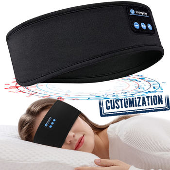 Men's and Women's Wireless Music Playback Sleep Headband Sleeping Cap Sports with Speaker Training Jogging Yoga Headband