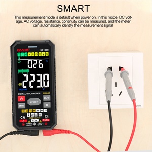 GVDA 6000 sayımlar akıllı dijital multimetre kapasite Ohm diyot multimetro NCV Hz canlı tel test - Product Image 4