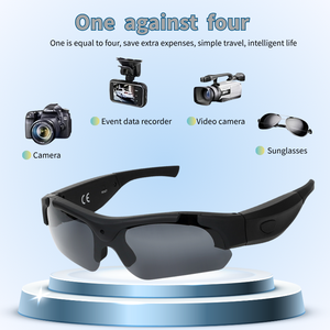 Lunettes de soleil sportives intelligentes avec caméra enregistreuse vidéo HD 1080P, carte MicroSD 64 Go, lunettes d'extérieur pour la conduite, le cyclisme, les appels téléphoniques et la <span class=keywords><strong>musique</strong></span> - Product Image 2