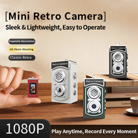 Kamera Digital Retro Mini dengan Layar, Perekam Video Kecil Portabel DV TikTok, Fotografi Luar Ruangan, Belajar Fotografi