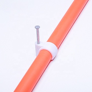 Clips de Plástico PE con Certificación FSCAT CE RoHS, Ganchos para Cables con Clavos de Acero de Alto Carbono, Fijador de Cables para <span class=keywords><strong>Pared</strong></span>, OEM ODM, Muestra Gratuita - Product Image 3