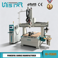 Routeur CNC ATC avec tête de découpe rotative et oscillante à 5 axes, machine de gravure sur bois multifonctionnelle