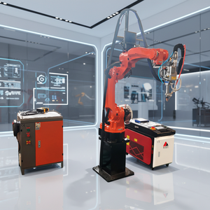 Pemrograman Mesin Pengelasan Laser Robot dengan Lengan Robot 1400mm Pengelasan Laser Genggam dan Otomatis untuk Logam Baja Aluminium - Product Image 1