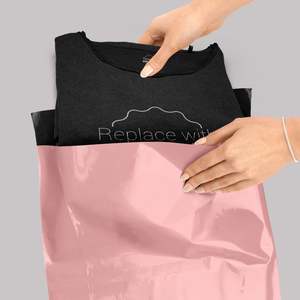 Nhãn Hiệu Riêng Tự Niêm Phong Resealable Poly Mailer Bưu Chính Túi Tùy Chỉnh In Hồng Gửi Thư Túi - Product Image 2