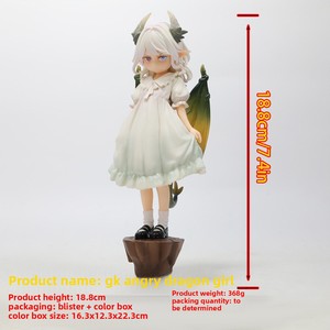 Figura Coleccionable GK de Chica Dragón Enfurecida Gemela (Light Nightmare Twin Angry Dragon Girl Xiao Yin) para Estantería, Escritorio, Adorno, Juguete, Regalo - Product Image 6