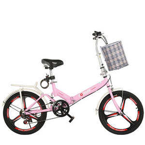 Nuovo Modello Bicicletta Pieghevole <span class=keywords><strong>Rossa</strong></span> a Velocità Singola 20 Pollici, Produttore di <span class=keywords><strong>Bici</strong></span> Pieghevoli con Telaio in Lega di Alluminio 16 Pollici Blu, Freno a V, <span class=keywords><strong>Bici</strong></span> Pieghevole Veloce - Product Image 4