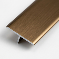 Profilé de transition en métal pour carrelage, bande de finition en forme de T pour coins en céramique, personnalisable