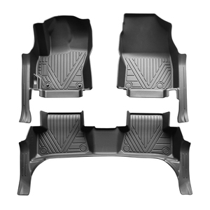 Tapis de sol de voiture 5D en caoutchouc TPE écologique, imperméable et antidérapant, sur mesure, 3 pièces pour Toyota Front Lander 2022 - 2024 - Product Image 4