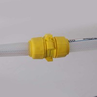 Tuyau d'arrosage de jardin en PVC durable et écologique pour femmes, connecteur rapide pour l'irrigation - Installation facile - Plage de température de -10 à +65 degrés