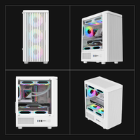 Boîtier Mini Tower M ATX ITX, espace libre pour carte graphique de 280 mm, refroidisseur CPU de 160 mm, radiateur supérieur de 240 mm, 3 ventilateurs avant