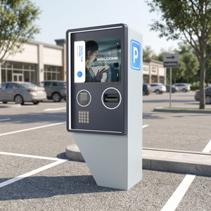 Système de levage de carport commercial extérieur intelligent et automatique, avec commande par application et carte IC, en acier, paiement par carte de crédit, assistance au stationnement et affichage LED - Product Image 3