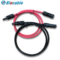 Solar-DC-Verlängerungskabel 6mm 4mm 4mm2 6mm2 Draht Solar-PV-Steckverbinder Stromkabel Maßgefertigtes Kupfer-Hochspannungs-XLPE-Kabel