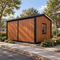 Petit abri de jardin en acier préfabriqué, maisons modulaires, construction de maisons modulaires pour logement temporaire
