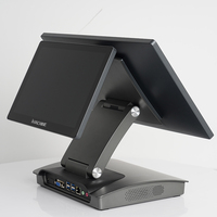 Оптовая продажа: Умная настольная POS-система IMachine Model A2, 15.6 дюймов, 1920x1080, четырехъядерный процессор, 8 ГБ DDR3, емкостный сенсорный экран, Windows 10/11