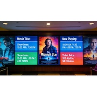 Mur vidéo LED P1.8 intérieur Ultra HD à épissure sans soudure, haute luminosité pour salles de conférence, bureaux, halls d'accueil, centres commerciaux, banques, aéroports