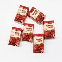 Pâte de tomate en forme de brique double concentré 28-30% Brix sans additifs disponibles