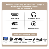 LONNST X3 Projecteur LED 150 Lumens 2mm Audio 1280*720P Pixels USB Mini Projecteur Home Media Player Lcd Project