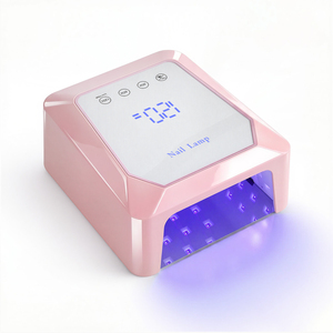 Lampe à ongles UV LED rose, noire et blanche 72W avec capteur tactile et écran LCD, séchoir à gel pour manucure, qualité professionnelle pour usage domestique - Product Image 6