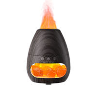 Diffuseur d'huiles essentielles 3D avec effet de flamme, humidificateur d'air aromatique pour la maison