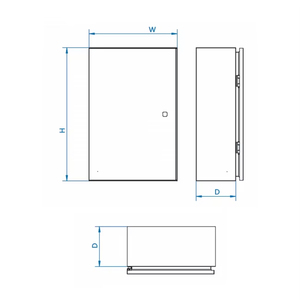 Gabinete para Equipos de Distribución de Energía, Suministros para Paneles de Distribución de Alta Tensión, Caja HV - Product Image 2