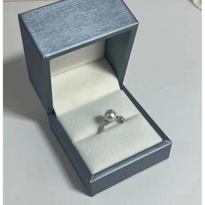 แหวนเงินแท้ S925 ดีไซน์น้ำทะเล แหวนเปิด 6-7 มม. แหวนจมูกหมู แฟชั่นทันสมัย - Product Image 3