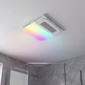 Plafonnier chauffant LED 1200LM pour <span class=keywords><strong>salle</strong></span> <span class=keywords><strong>de</strong></span> <span class=keywords><strong>bain</strong></span>, combinant <span class=keywords><strong>chauffage</strong></span>, ventilation et circulation d'air - Product Image 3