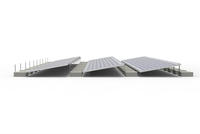Système de montage universel pour panneaux solaires photovoltaïques en plein champ avec alliage zinc-aluminium-magnésium, garantie 25 ans