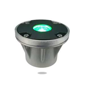 Atterrissage et décollage Zone L'OACI LED vert lampe Encastrée omnidirectionnel TLOF 8 pouces base lumière périmétrique/ héliport led lumière