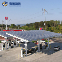Structure de support de carport solaire en acier durable pour les applications de stationnement en extérieur