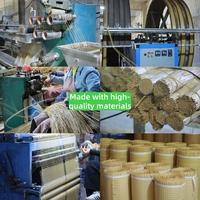 Rouleau de tressage en rotin PE à prix de gros, matériau synthétique imperméable pour la fabrication de meubles et de sièges
