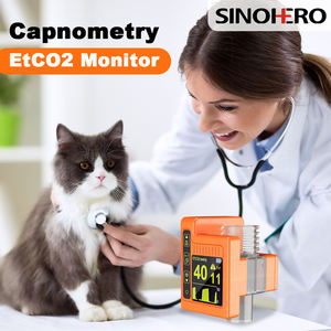 Appareil de surveillance vétérinaire portable Capnographe à point d'expiration avec capteur EtCO2 pour animaux de compagnie pour la surveillance des signes vitaux - Product Image 5