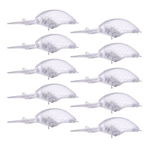 Señuelos de pesca Crankbait en blanco sin pintar, cebo duro artificial de 9cm y 10g, al por mayor, con tablero de lengua larga - Product Image 2