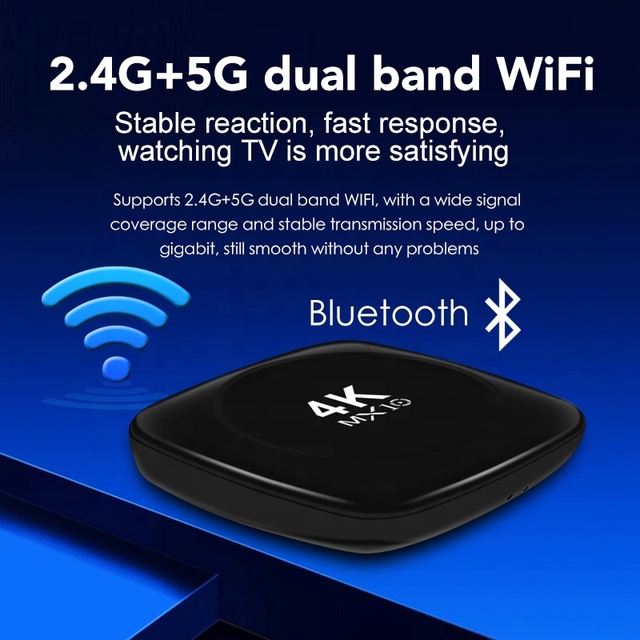 Wholesale 8GB 1GB for IPTV Android 13.0 4K TV Box 8K 4K Smart Quad Core Processor with Android 13 OS