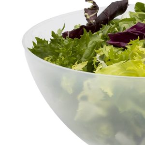 Ciotola per insalata in plastica satinata da 26 cm, capacità 3,5 litri, riutilizzabile per insalata e verdure - Product Image 3