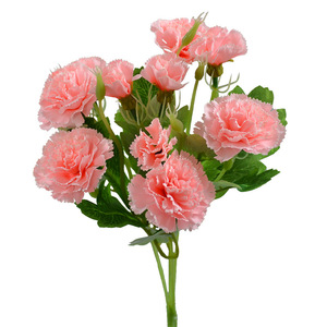 Bouquet de carnations artificielles Dongchen Crafts, 35 cm, fleurs en soie, décoration de la maison, accessoires de mariage - Product Image 5