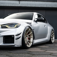Jantes en alliage forgé concaves profondes de 18, 19 et 20 pouces, 5X114.3 5X120, noires, pour voitures particulières BMW AUDI BENZ Corvette C7