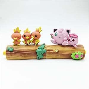Gran oferta de estatuilla de Manga Poke Tree Stump Forest Gengar Jigglypuff <span class=keywords><strong>Ivysaur</strong></span> Cyndaquil Charmander PVC figura de Anime - Product Image 5