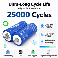 LTO66160 2.3V 35Ah,40Ah,45Ah Sel Baterai Lithium Titanate LTO 25000+ Siklus untuk EV UPS Solar ESS Baterai Lithium Titanate