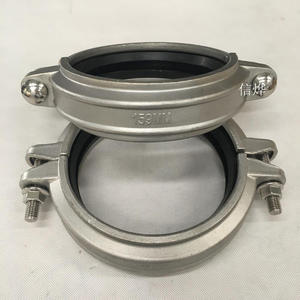 SS304 khớp nối kẹp <span class=keywords><strong>SS316L</strong></span> thép không gỉ màng vỏ xử lý nước cháy haff Doanh rãnh kẹp - Product Image 2