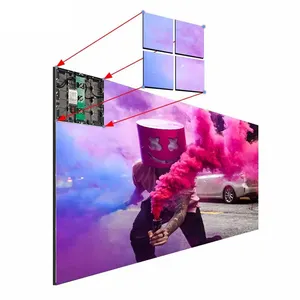 Spleiß bildschirm 640x640mm LED-Anzeige bildschirm für den Innenbereich mit 1,8mm Pixel abstand 3D-LED-Videowand