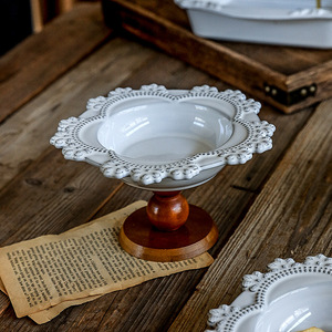 Vajilla de Cerámica Retro para el Hogar, Plato de Sopa Estilo Corte, Plato para Cocina Occidental - Product Image 3