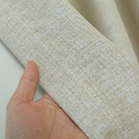 Rideaux occultants modernes en faux lin luxueux 100 % polyester, prêts à poser, pour toutes les saisons, décoration intérieure, chambre à coucher