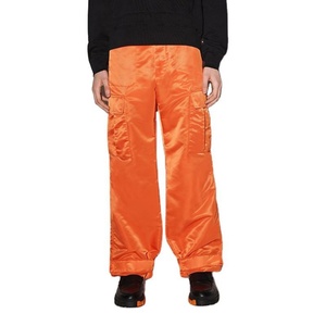 Pantalones Cargo de Nylon Holgados Personalizados OEM para Hombre, Estilo Paracaídas, Cintura Elástica, Corte Recto, Lisos - Product Image 4