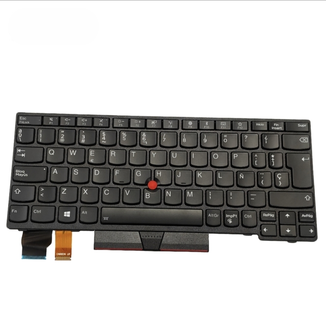 laptop spare parts Suitable for Thinkpad X280 Laptop Built-in Keyboard Spanish version with backlight and pointer computer parts
