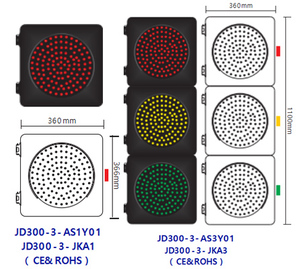 Feu de signalisation LED haute luminosité avec minuteur de <span class=keywords><strong>compte</strong></span> <span class=keywords><strong>à</strong></span> <span class=keywords><strong>rebours</strong></span> 200mm 300mm, étanche, pour toutes les conditions météorologiques - Product Image 6