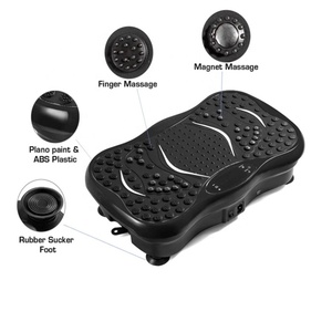 Plaque vibrante électromagnétique ultra-fine <span class=keywords><strong>Powerfit</strong></span> pour usage domestique, 200W 50Hz, en fer et plastique, unisexe, pour la perte de poids et la musculation, 9kg - Product Image 2