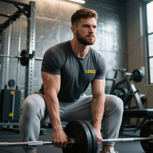 T-shirt de sport en nylon tissé épais, personnalisé, pour l'été, respirant, anti-plis, coupe ample, imprimé, haute qualité - Product Image 2